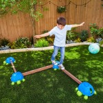 Joc de Echilibrul si Balans cu Broscute Testoase KidKraft Turtle Totter Balance Beam  Interior - Exterior